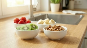 Étape 5: Disposez joliment tous les fruits coupés ainsi qu...