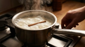 Étape 7: Portez le lait à ébullition en surveillant atten...