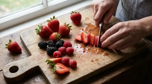 Étape 10: Lavez et séchez délicatement les fruits rouges, ...