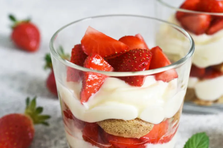 Tiramisu aux fraises en verrines - Image 2