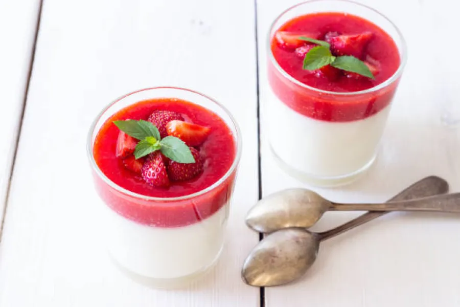 Panacotta aux fraises - Image 2