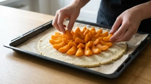 Étape 7: Disposez les quartiers d'abricots harmonieusement ...