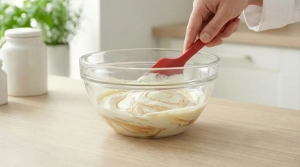 Étape 10: Ajoutez ensuite le reste de la crème fouettée d�...