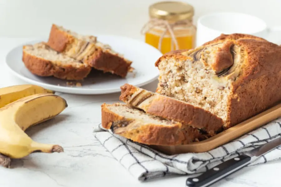 Banana bread moelleux aux noix
