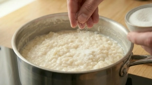 Étape 7: Ajoutez 60 g de sucre en poudre, mélangez bien et...
