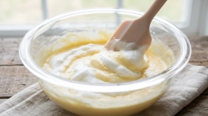 Étape 11: Incorporez le reste des blancs très délicatement...