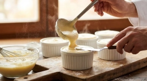 Étape 12: Remplissez les ramequins jusqu'à 1 cm du bord. Po...