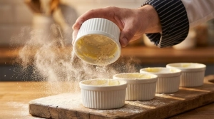 Étape 2: Farinez l'intérieur des ramequins (ou utilisez du...