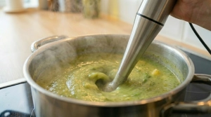 Étape 16: Retirez la casserole du feu et mixez finement le t...