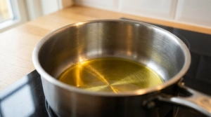 Étape 7: Dans la casserole, faites chauffer l'huile d'olive...