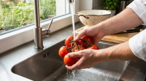 Étape 1: Lavez soigneusement les tomates à l'eau claire et...
