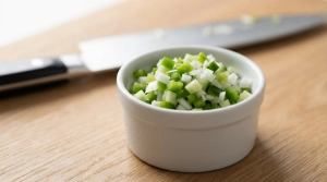 Étape 7: Prélevez une petite partie des légumes (poivron,...