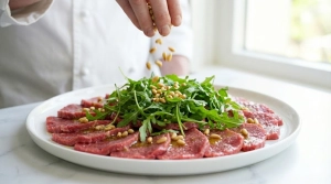 Étape 11: Déposez une belle poignée de roquette fraîche a...