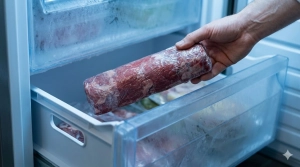 Étape 2: Placez la viande au congélateur pendant 30 minute...