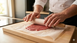 Étape 7: À l'aide d'un couteau très aiguisé (idéalement...