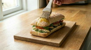 Étape 11: À l'aide du pinceau de cuisine, badigeonnez lég�...