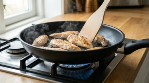 Étape 3: Faites dorer le poulet environ 3 à 4 minutes de c...