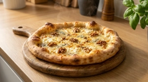 Étape 13: Sortez la pizza du four et déposez-la sur une pla...