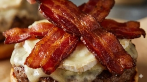 Étape 17: Ajoutez deux tranches de bacon croustillant par bu...