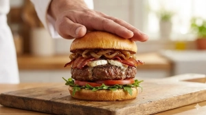 Étape 19: Refermez le burger avec le chapeau du pain et serv...