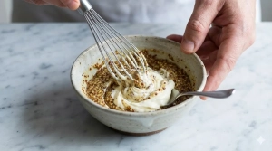 Étape 7: Dans un petit bol, mélangez la moutarde à l'anci...