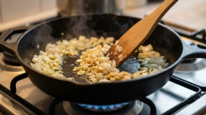 Étape 5: Faites chauffer l'huile d'olive dans une poêle et...