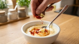 Étape 1: Dans un petit bol, mélangez la mayonnaise avec le...