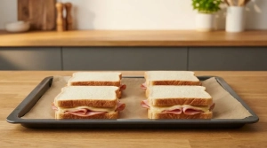 Étape 8: Refermez avec les tranches de pain restantes....