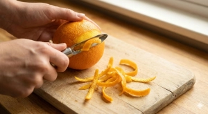 Étape 21: Préparez les zestes d'orange à l'aide d'un coute...