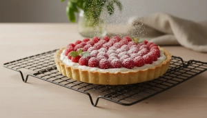 Étape 11: Juste avant de servir, saupoudrez la tarte avec le...