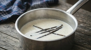 Étape 4: Dans une casserole, versez le lait entier et la cr...