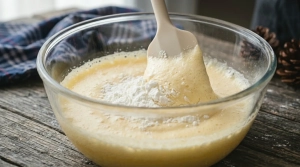 Étape 7: Incorporez la fécule de maïs tamisée. Mélangez...