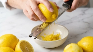 Étape 2: Lavez soigneusement les citrons. Prélevez leurs z...