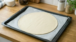Étape 10: Déroulez le premier disque de pâte feuilletée s...