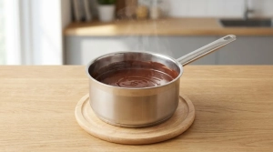 Étape 5: Réservez le mélange chocolaté hors du feu et la...