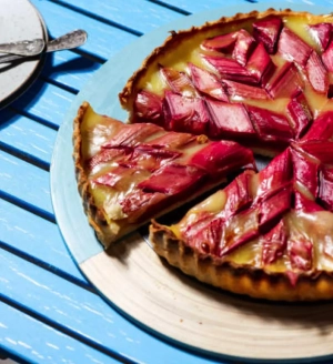 Tarte à la rhubarbe