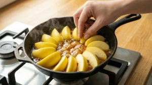 Étape 6: Disposez les quartiers de pommes verticalement dan...