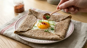 Étape 10: Assaisonnez le jaune d'œuf avec le sel et le pime...