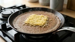 Étape 6: Retournez la galette à l'aide de votre spatule et...