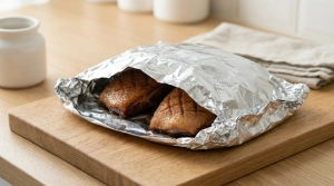 Étape 5: Retirez les magrets de la poêle et enveloppez-les...