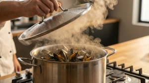 Étape 15: Vérifiez la cuisson en soulevant le couvercle, to...