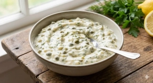 Étape 10: Dans un bol, mélangez la mayonnaise avec les corn...