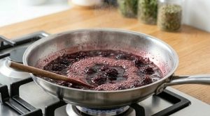 Étape 6: Ajoutez l'eau, le cube de bouillon de bœuf émiet...