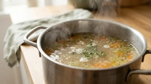 Étape 1: Dans une casserole, faites chauffer l'eau. Une foi...