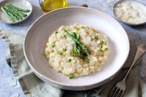 Risotto aux asperges vertes et parmesan