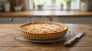 Étape 11: Laissez tiédir la quiche 5 à 10 minutes avant de...