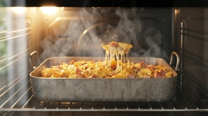 Étape 12: Enfournez pour environ 20 à 25 minutes. Le gratin...