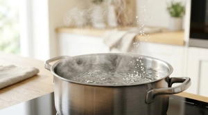 Étape 2: Dans une grande casserole, portez un grand volume ...