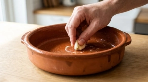 Étape 15: Coupez la gousse d'ail en deux et frottez génére...