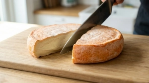 Étape 17: Grattez légèrement la croûte du Reblochon au co...